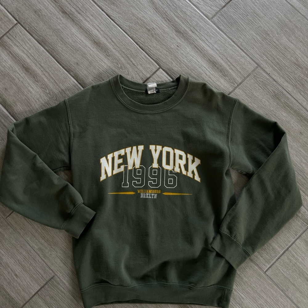 Boohoo Olive Sweatshirt